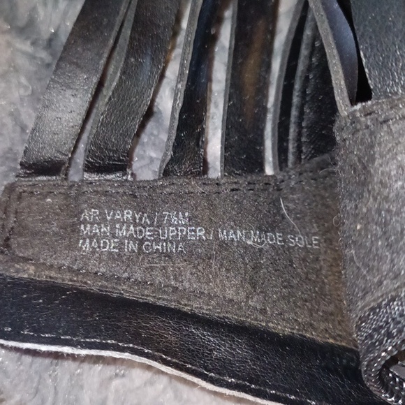 AMERICAN RAG CIE Varya Black Strappy Ankle Boots Size 7.5 - Picture 5 of 5